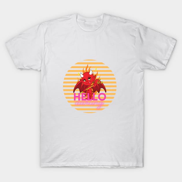 Devil for valentine's day T-Shirt by Artletar